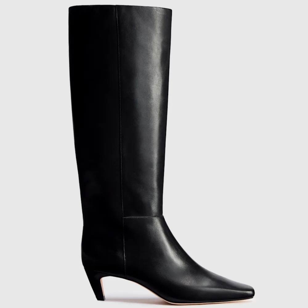 Reformation Remy Knee High Kitten Heel Boot